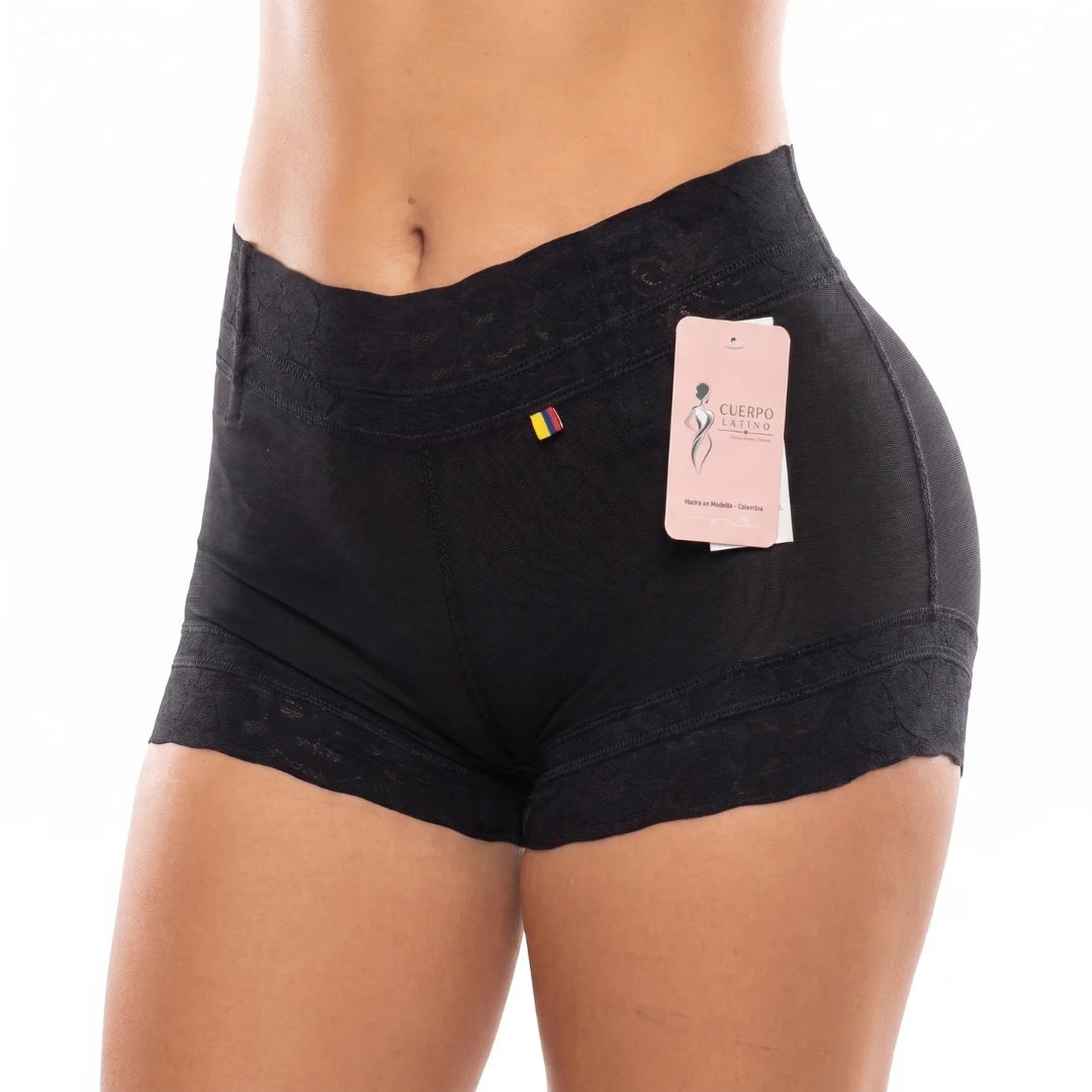 Short Faja Triple Realce De Cola®️
