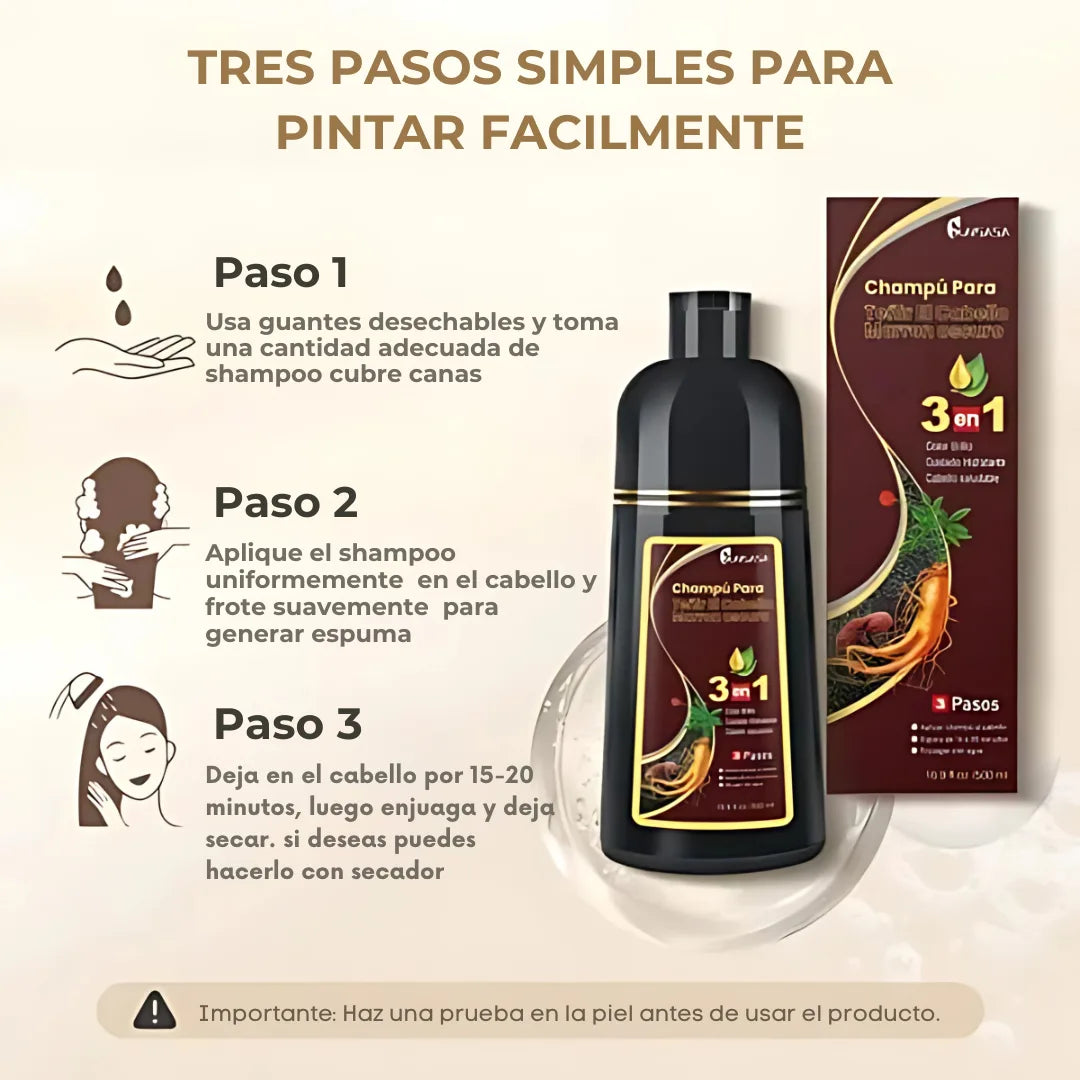 Shampoo Cubre canas 400ml™️| Para todo tipo de cabello